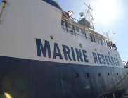 The current Marine National Facility research vessel, Southern Surveyor. 