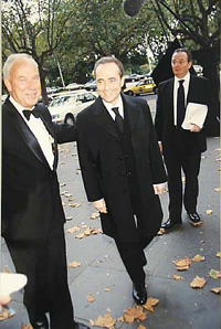 Don Metcalf and JosÃ© Carreras during Carreras's visit to Melbourne in 1997