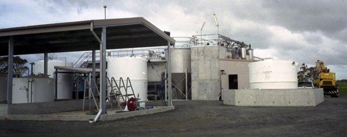 The MIEX section of the Mt Pleasant plant