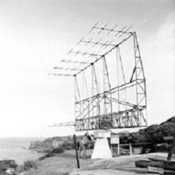 This 12-element Yagi antenna was used in 1952 to 1953 at Dover Heights to continue the survey for new radio sources at 100 MHz