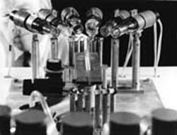 Experimental atomic absorption equipment