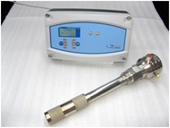 Novatech heated oxygen probe and oxygen transmitter.