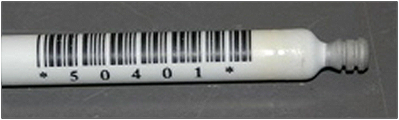 The tip of a COF C700 oxygen sensor.