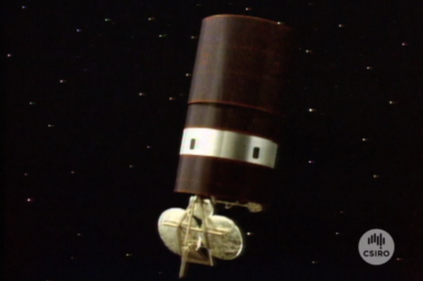 AUSSAT-B satellite.