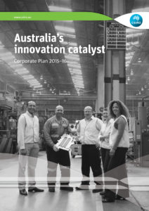 Cover of the CSIRO Corporate Plan 2015-16.